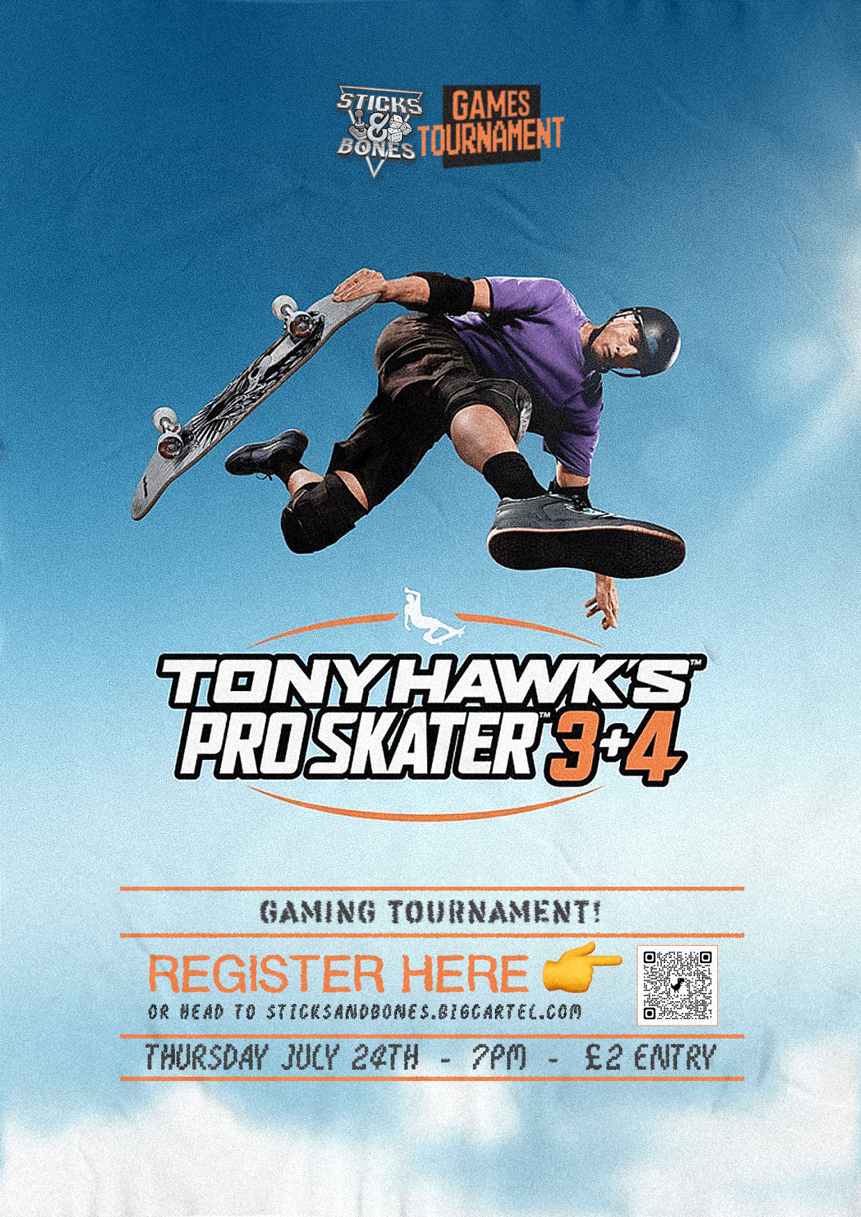 Tony Hawk’s Pro Skater 3+4 Tournament | 24th July
